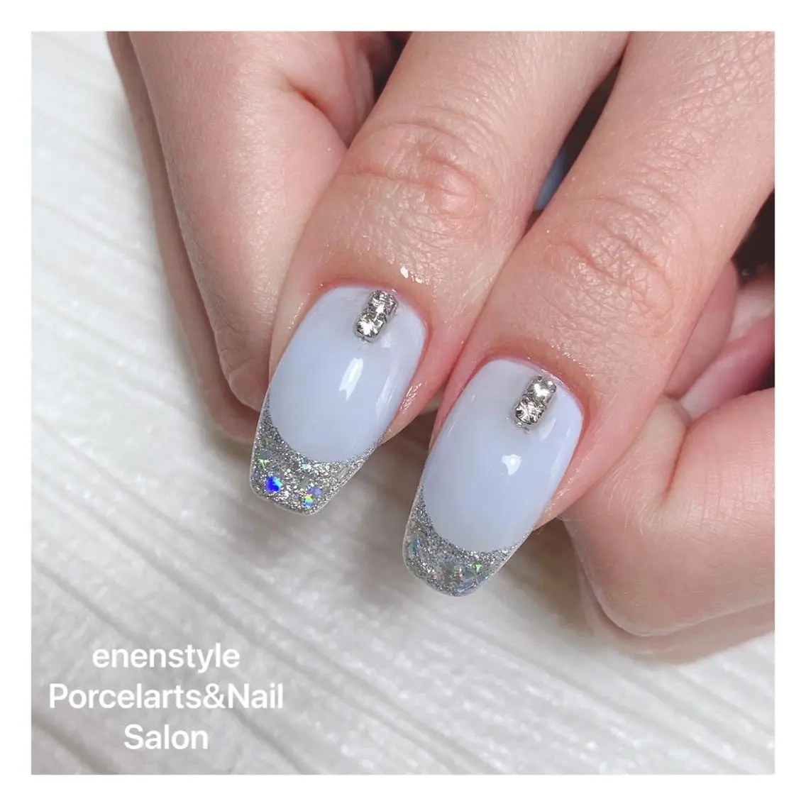 ミディアム ネイル 🐾enen style 🐾のネイルデザイン