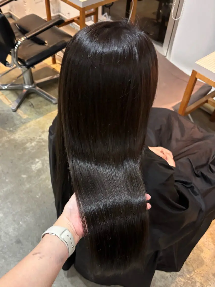 カラー ケアカラー ヘアカラー トリートメント ヘッドスパ 🎀透明感カラー🎀 Yurinoのヘアスタイル