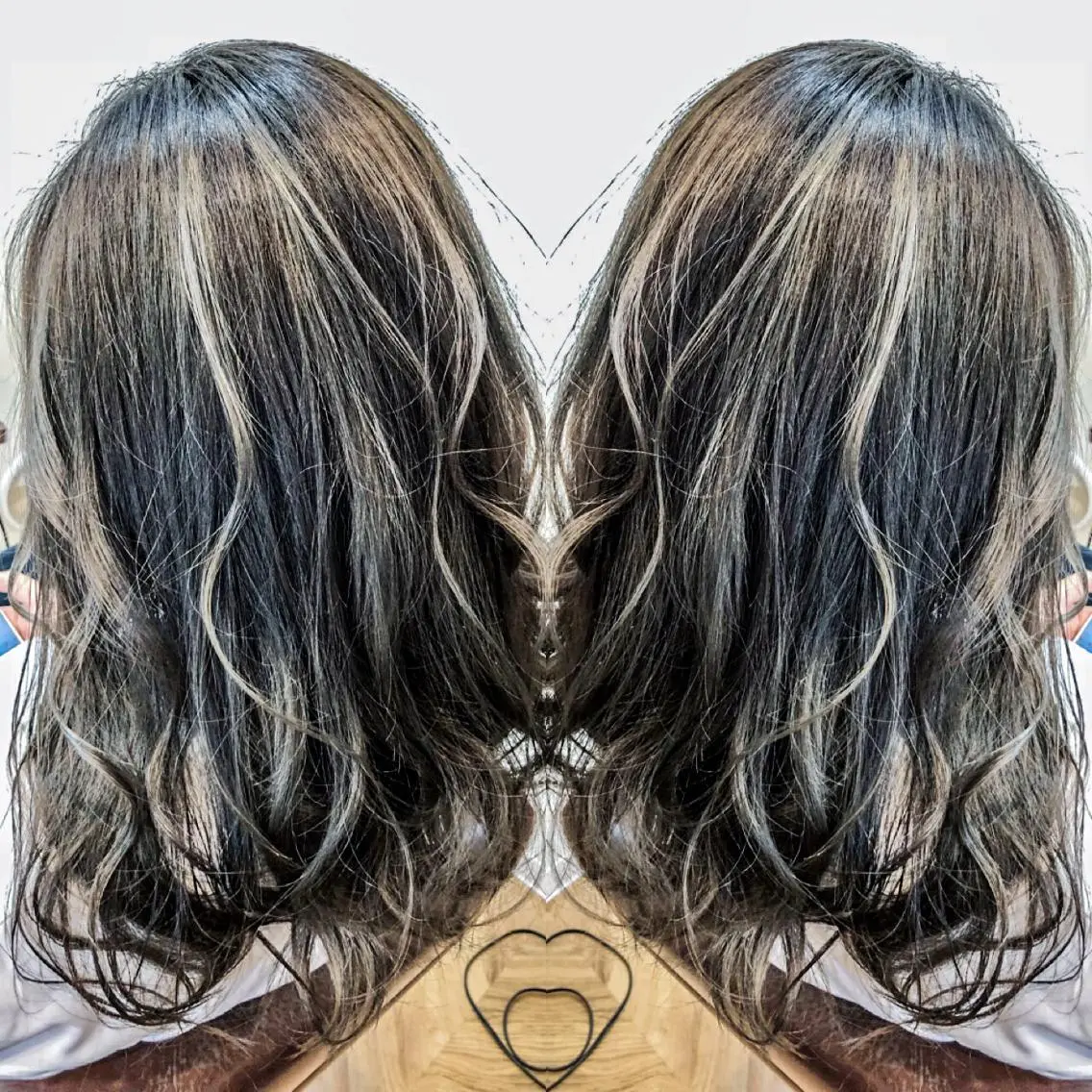 ロング ハイライト 🌼おがわたくや🌼 髪質改善のヘアスタイル