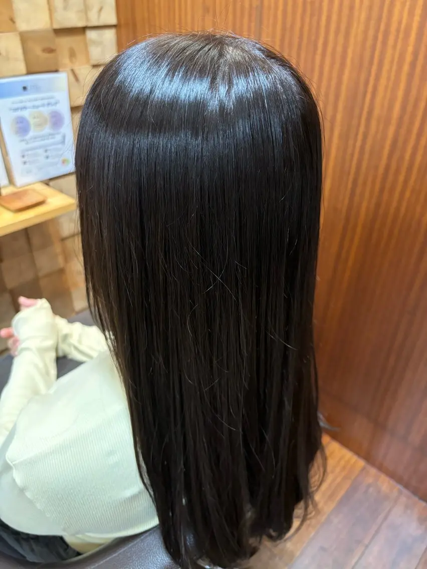 ロング カット ヘアカラー よしかわ あいか/京都美容室のヘアスタイル