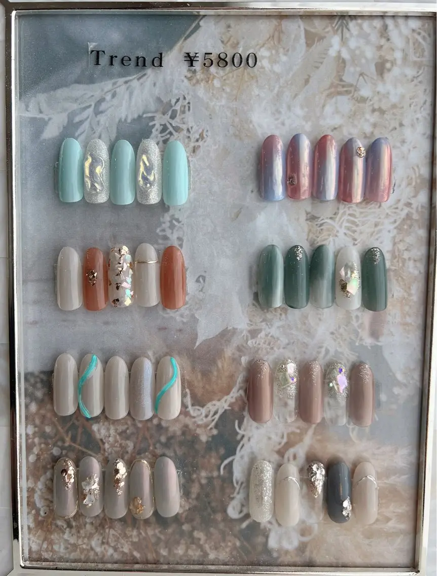 ネイル フットネイル 韓国ネイル ハンドネイル nail salon Lauleaのネイルデザイン