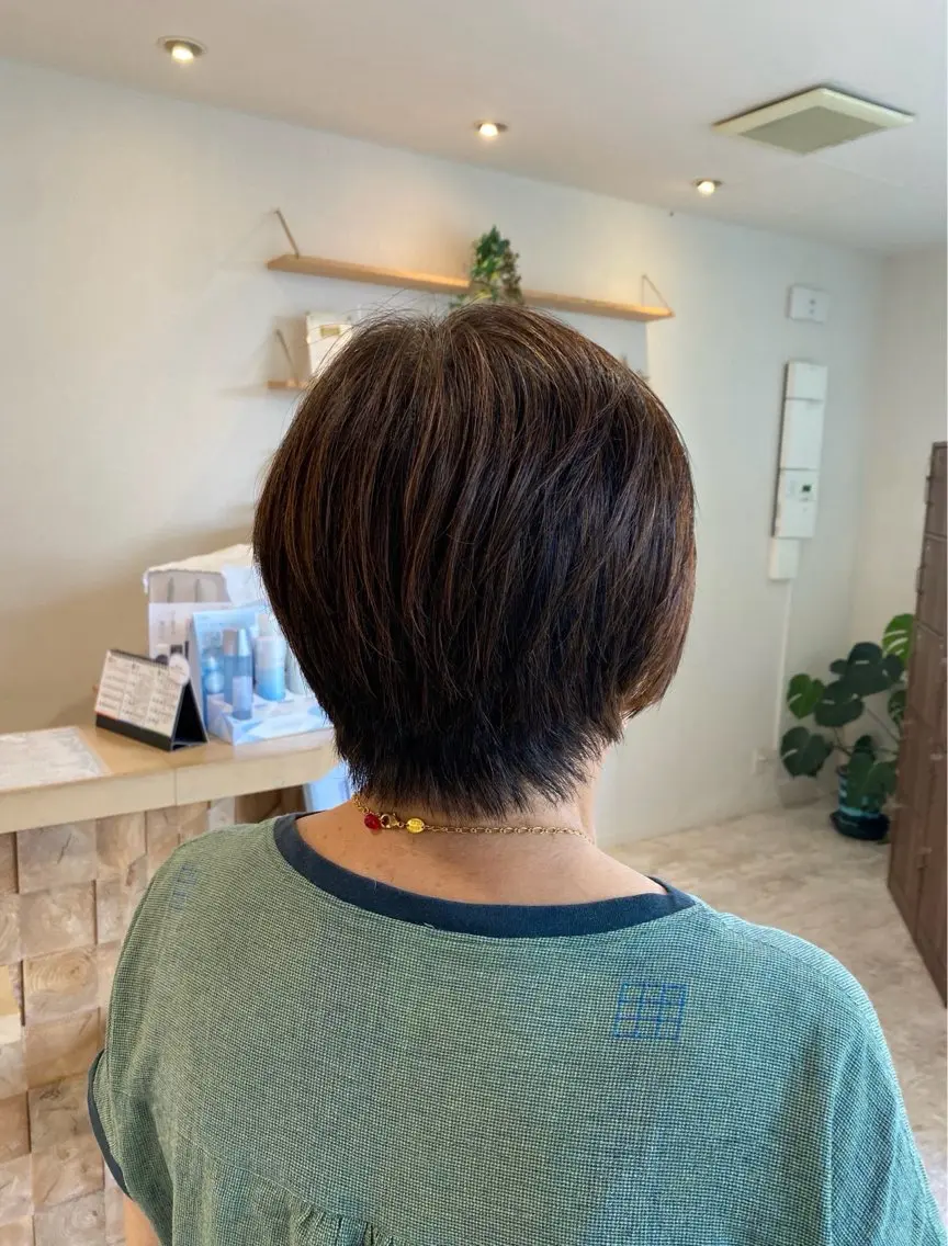 ショート ボブ ショートヘア 竹本 侑真のヘアスタイル