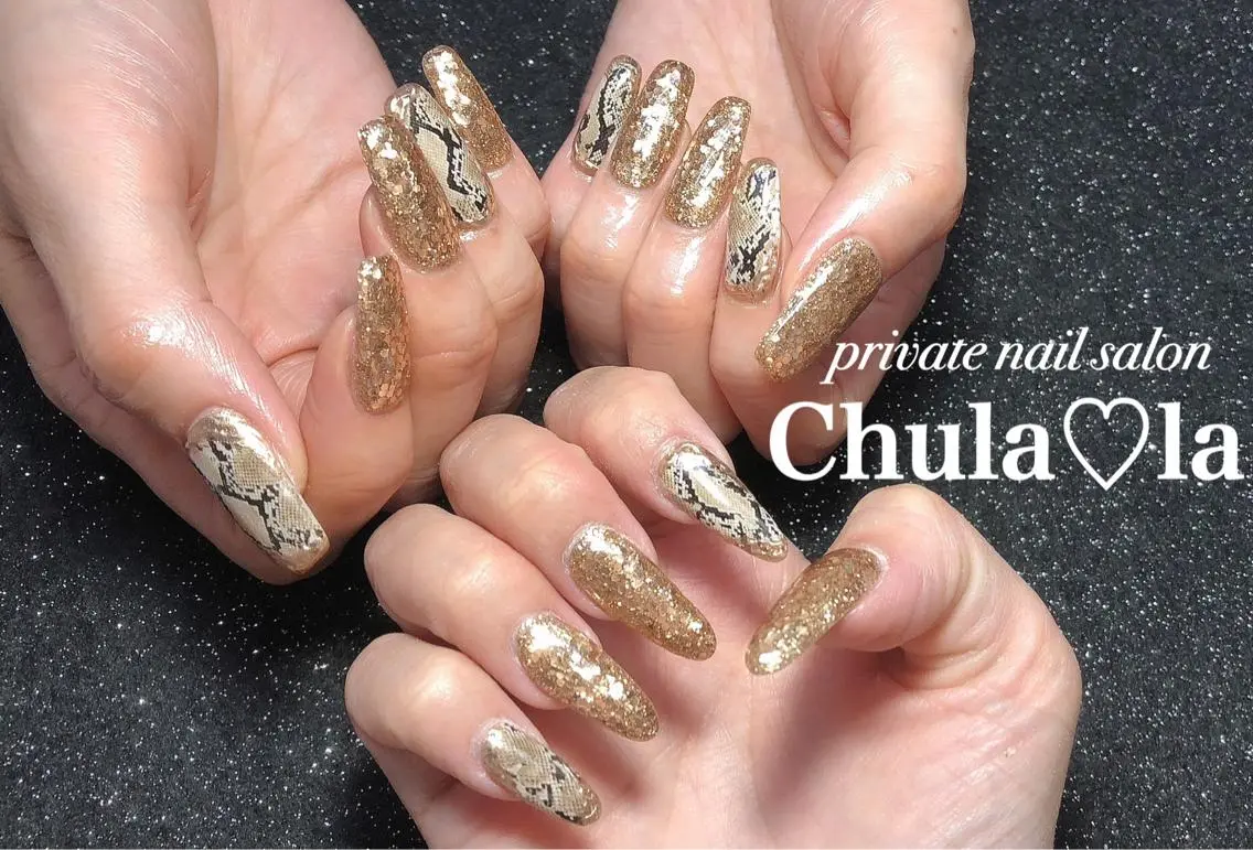ネイル おそろいネイル ハンドネイル Chula♡la 豊見城市高安のネイルデザイン