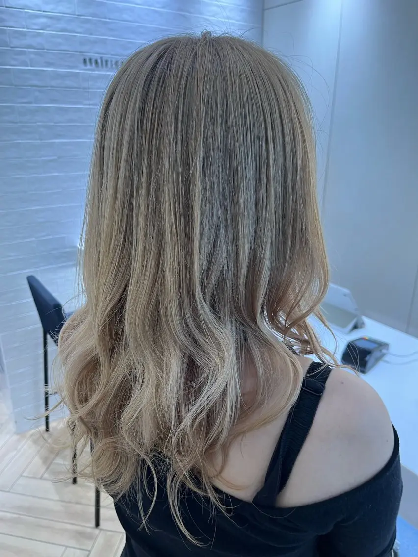 ミディアム カラー カット ヘアカラー トリートメント ヘアセット 銀座/似合わせカット /髪質改善/油谷樹️のヘアスタイル