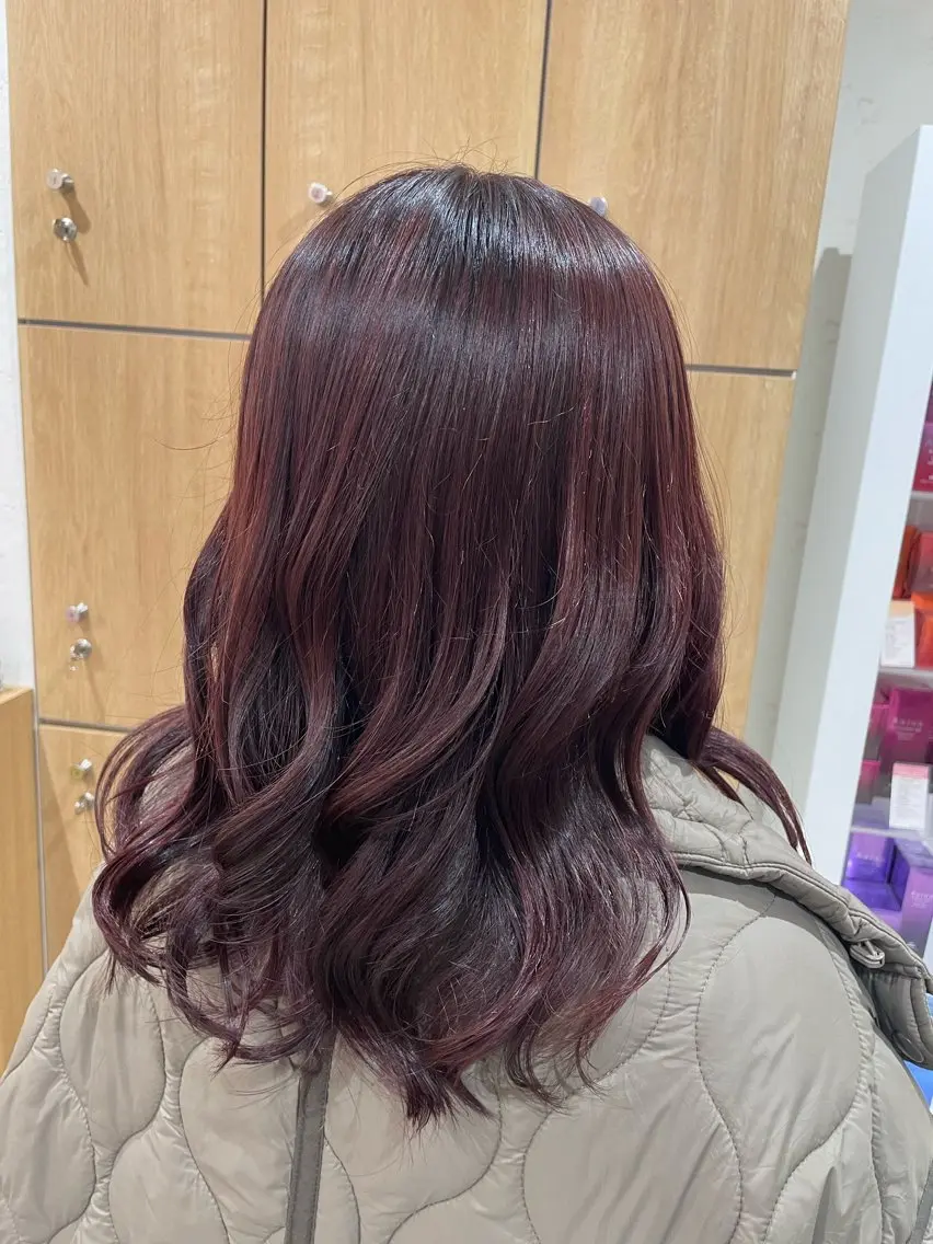 セミロング 小武海 俊太のヘアスタイル