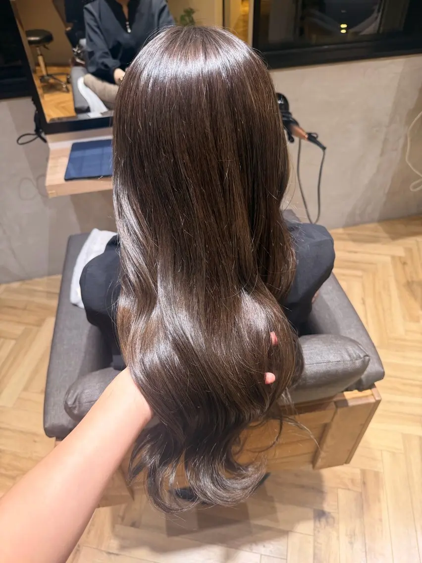 【新規の方限定70%off】ワンカラー➕毛先カット✂️➕バイカルテトリートメントの写真