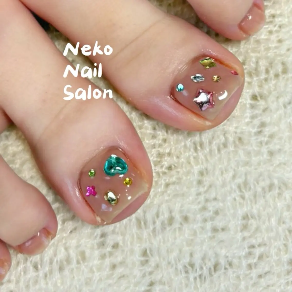 ネイル アートネイル フットネイル neko nailのネイルデザイン