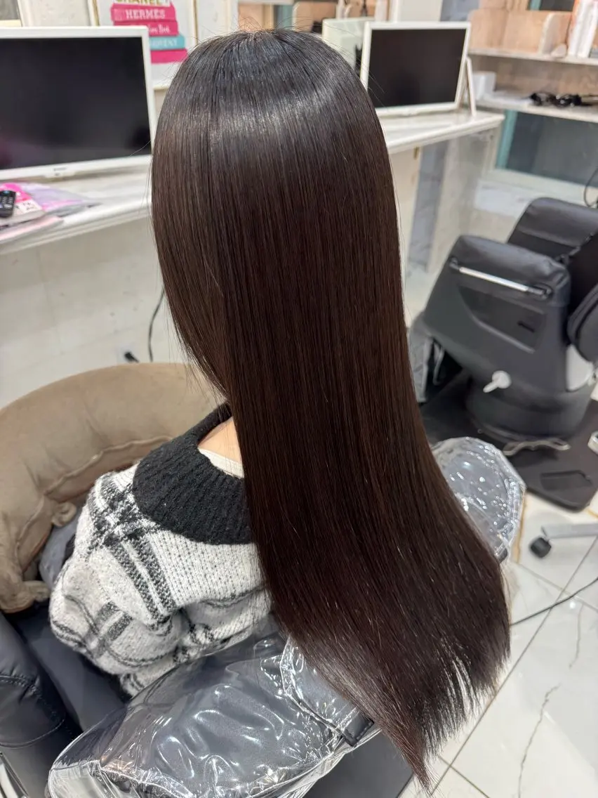 ロング 細矢 翔太のヘアスタイル