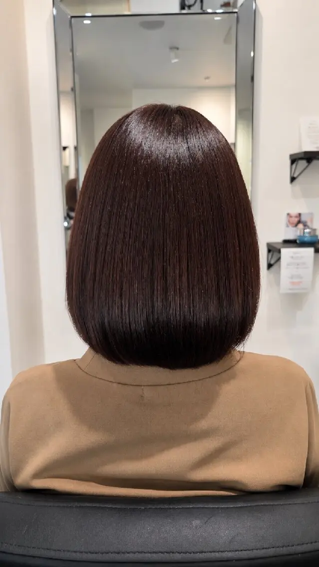 ミディアム 髪質改善 大人の艶髪✂️ 矢崎美紀のヘアスタイル
