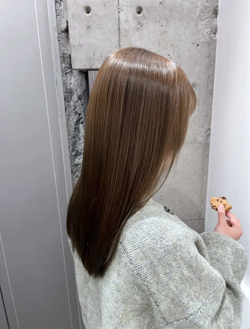 ロング カラー カット ヘアカラー newi 天王寺 🪐airiのヘアスタイル