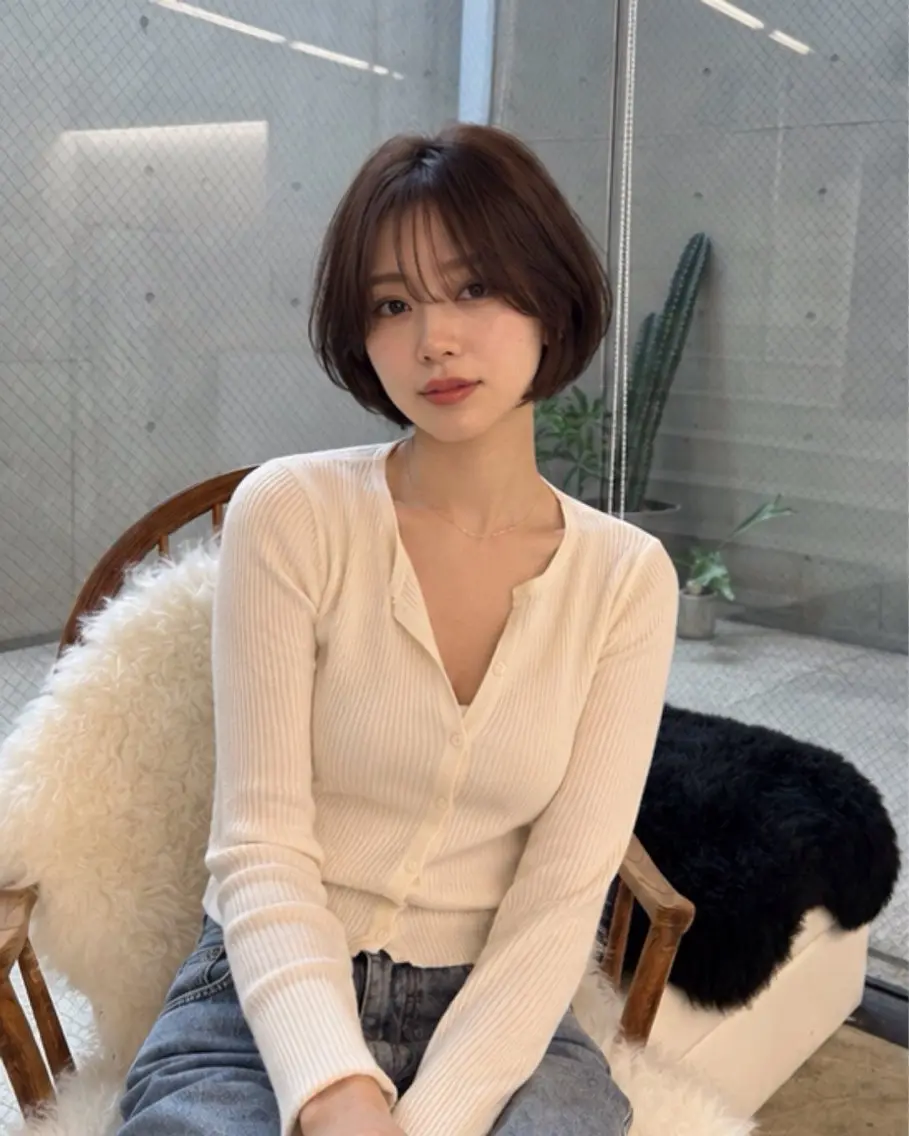 ショート ショートヘア カット トリートメント pia 薬院のヘアスタイル