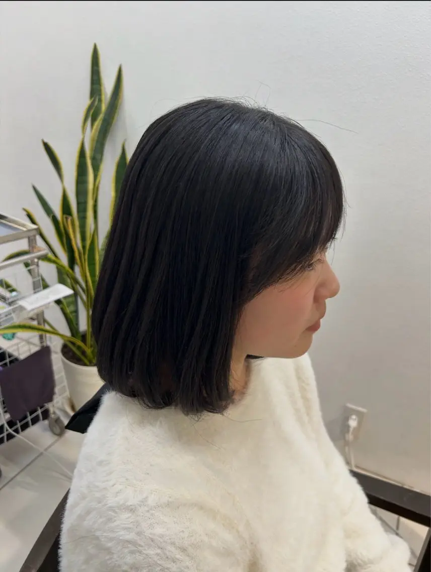 5月限定❗️当日予約OK✨ DIFINOボブカット➕aujua2steptreatment サービス➕超音波ケアプロ🎀の写真