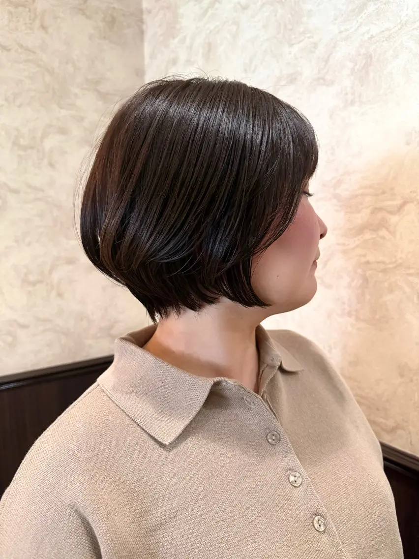 ショート カット ヘアカラー トリートメント 大人美人ショート 杉浦主馬のヘアスタイル