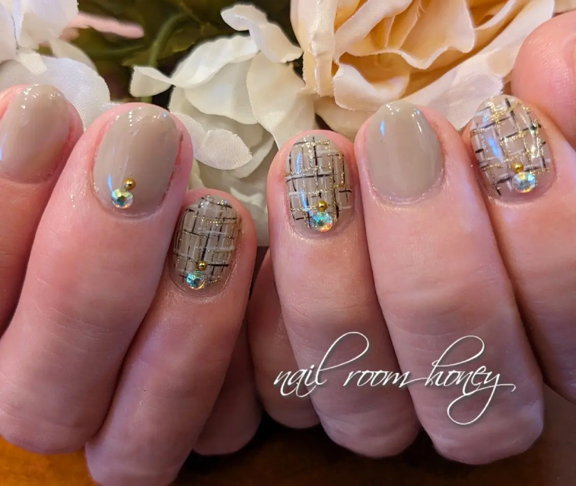 ネイル 冬ネイル nail room  honeyのネイルデザイン