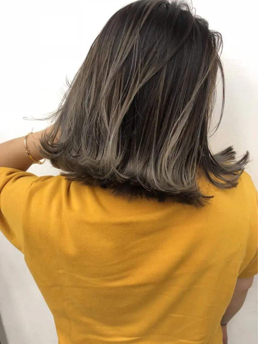🥂 balayage 🥂コントラストバレイヤージュの写真