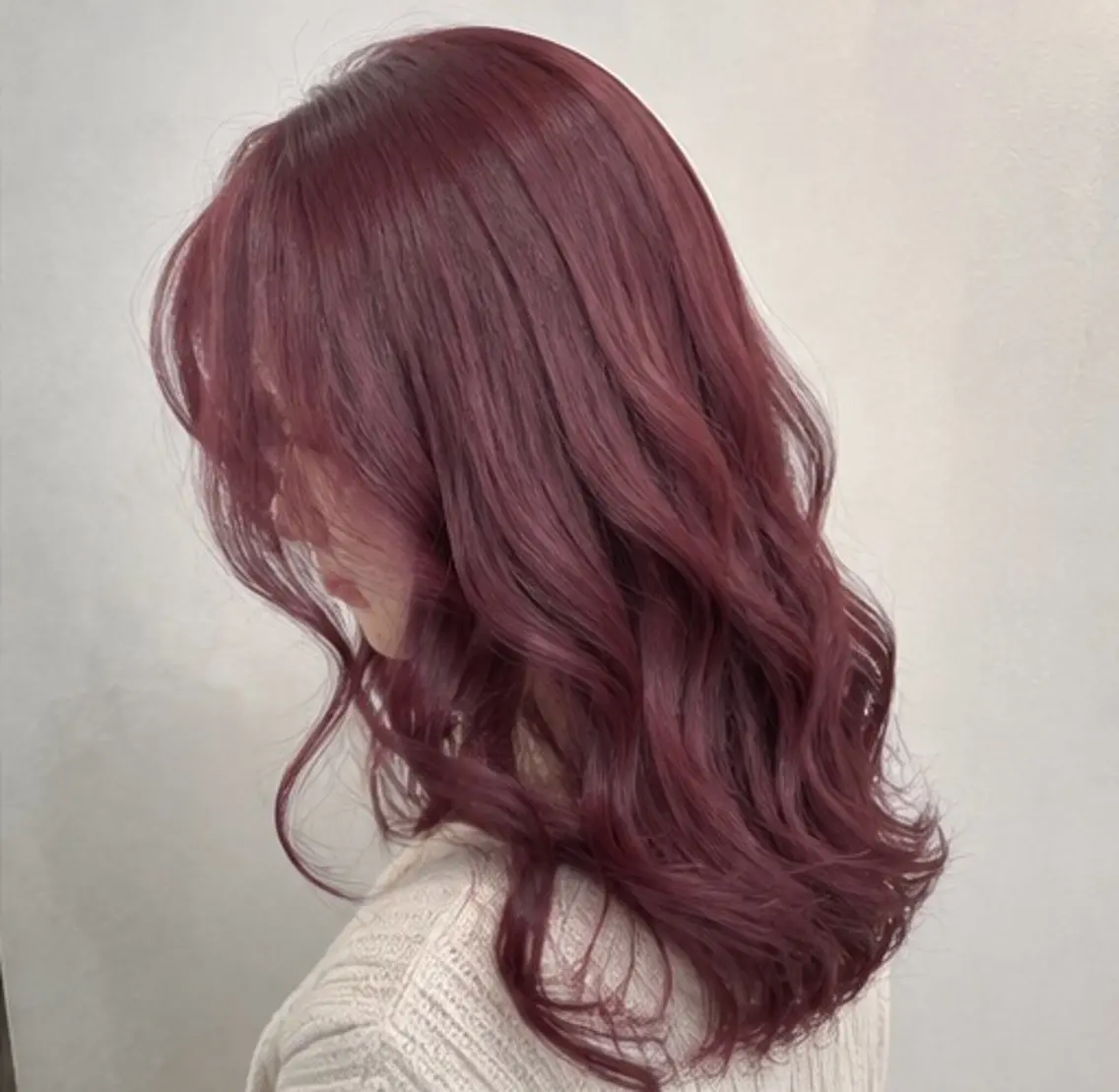 ロング カラー ヘアカラー 🍒モテ暖色カラー × うる艶✧ ゆなのヘアスタイル