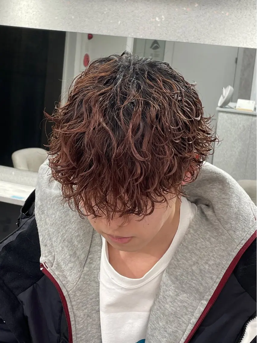 パーマ メンズ 京都河原町 メンズパーマ助川龍哉のヘアスタイル