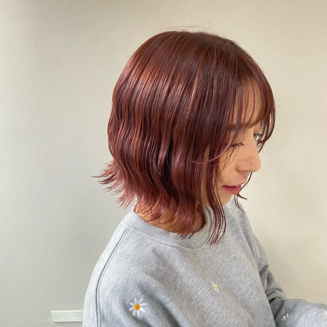ミディアム カラー レッドカラー バイオレットカラー 大硲 綾乃/ 暖色カラー❤️🔥のその他イメージ