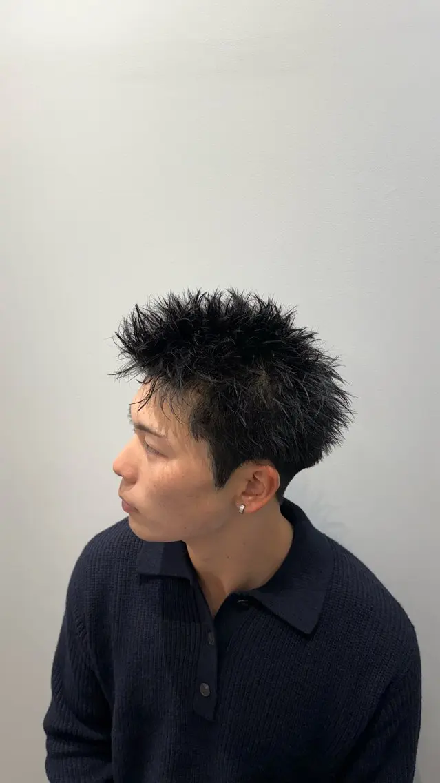 メンズ スパイキーショート Joule大分 メンズ特化植木永遠のヘアスタイル