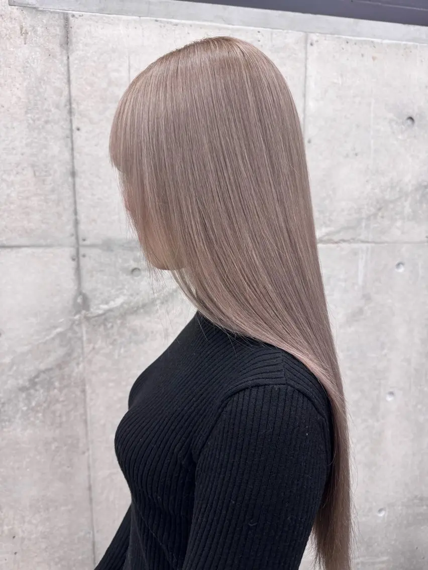 カラー Asami/名古屋/ ハイトーン/デザインのヘアスタイル