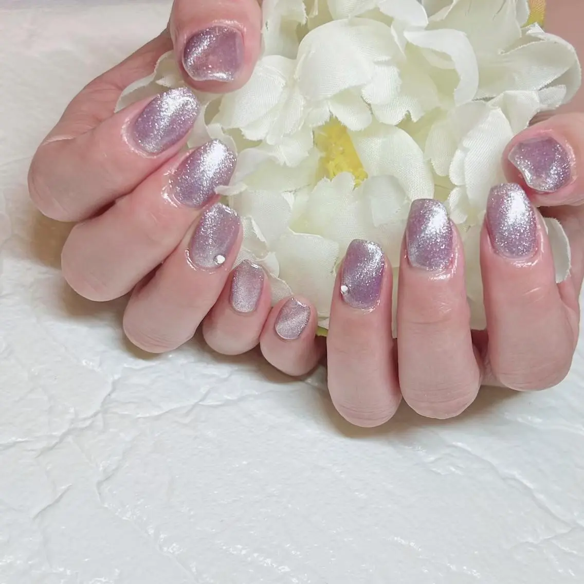 オフなし💅ハンドマグネットワンカラー✨甘皮ケア込!の写真