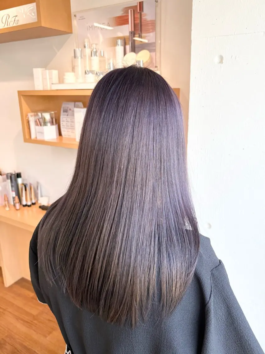 ロング カラー 村上 遼華のヘアスタイル