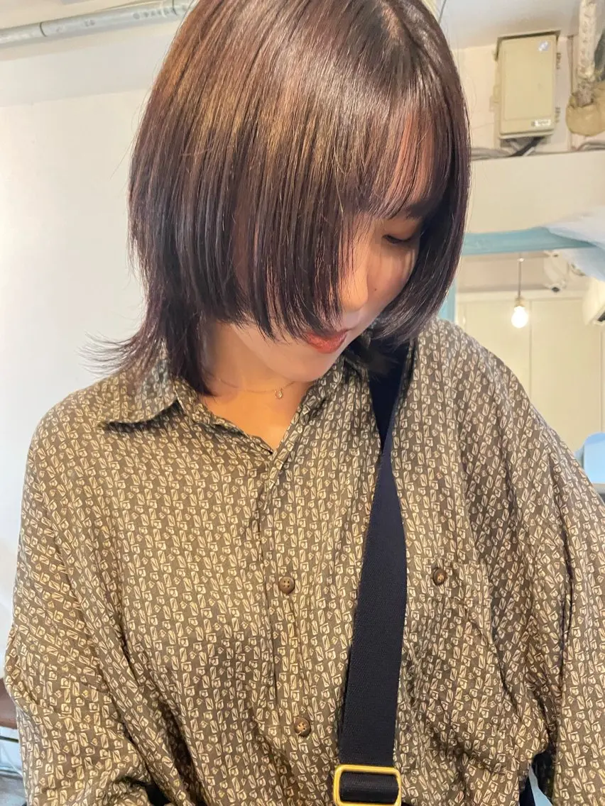ショート 京都美容師 塩のヘアスタイル