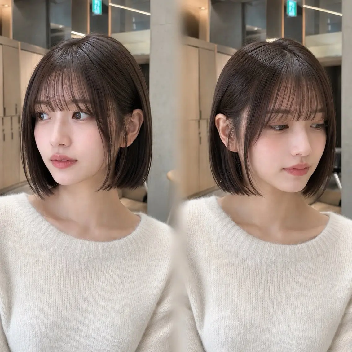 ショート カット ヘアカラー 縮毛矯正❣️ボブ/ 池袋/おばかんのヘアスタイル