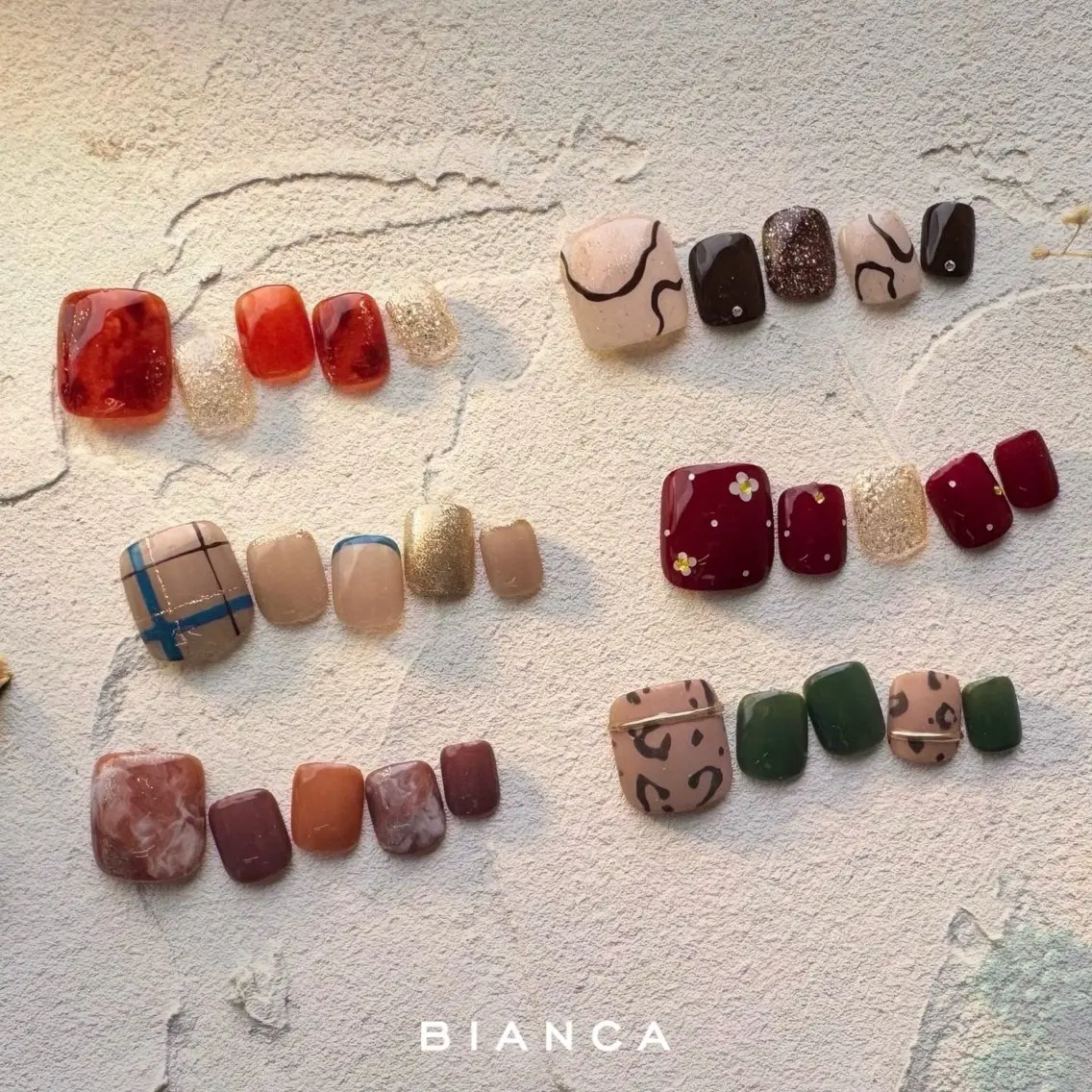 ネイル フットネイル Bianca大宮 入江のネイルデザイン