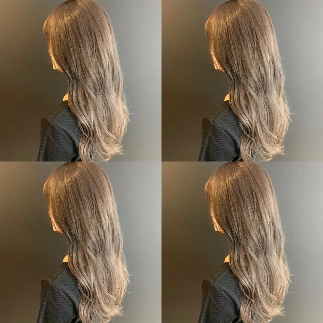 セミロング カラー グレージュ ミルクティーグレージュ カット ヘアカラー トリートメント ✨レイヤー/髪質改善 /縮毛矯正✨ナカムラのヘアスタイル