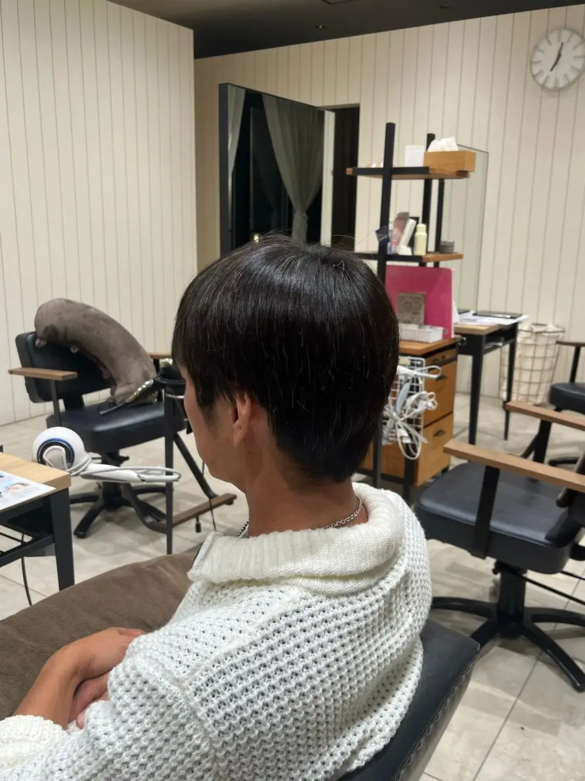 メンズ マッシュ 刈り上げ 坂口 友莉香のヘアスタイル