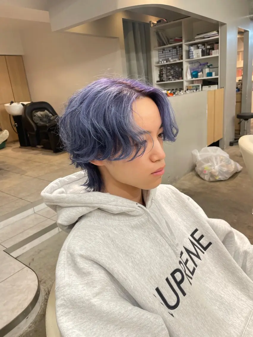 カラー メンズ カマタ ハルキのヘアスタイル