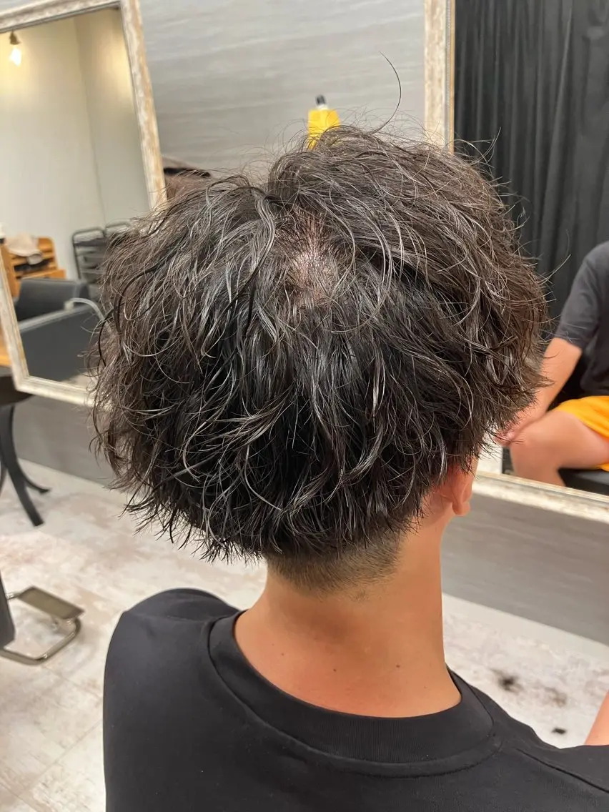 パーマ メンズ カット パーマ メンズ特化/パーマ/ フェードWATARUのヘアスタイル