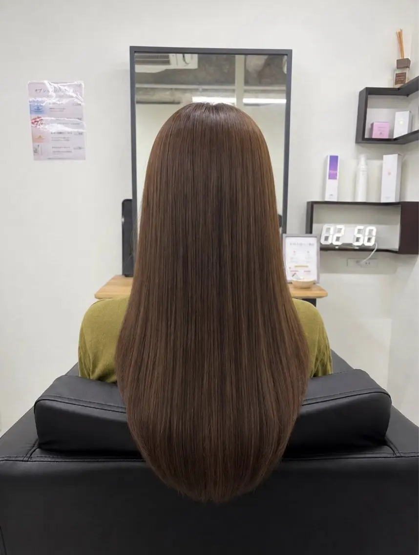 ミディアム カット ヘアカラー トリートメント ヘッドスパ fee久屋大通店 Asakaのヘアスタイル
