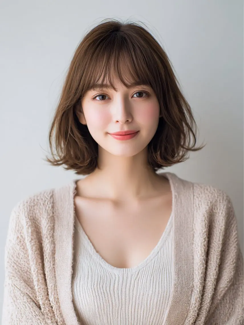 ショート カット 向井 友菜のヘアスタイル