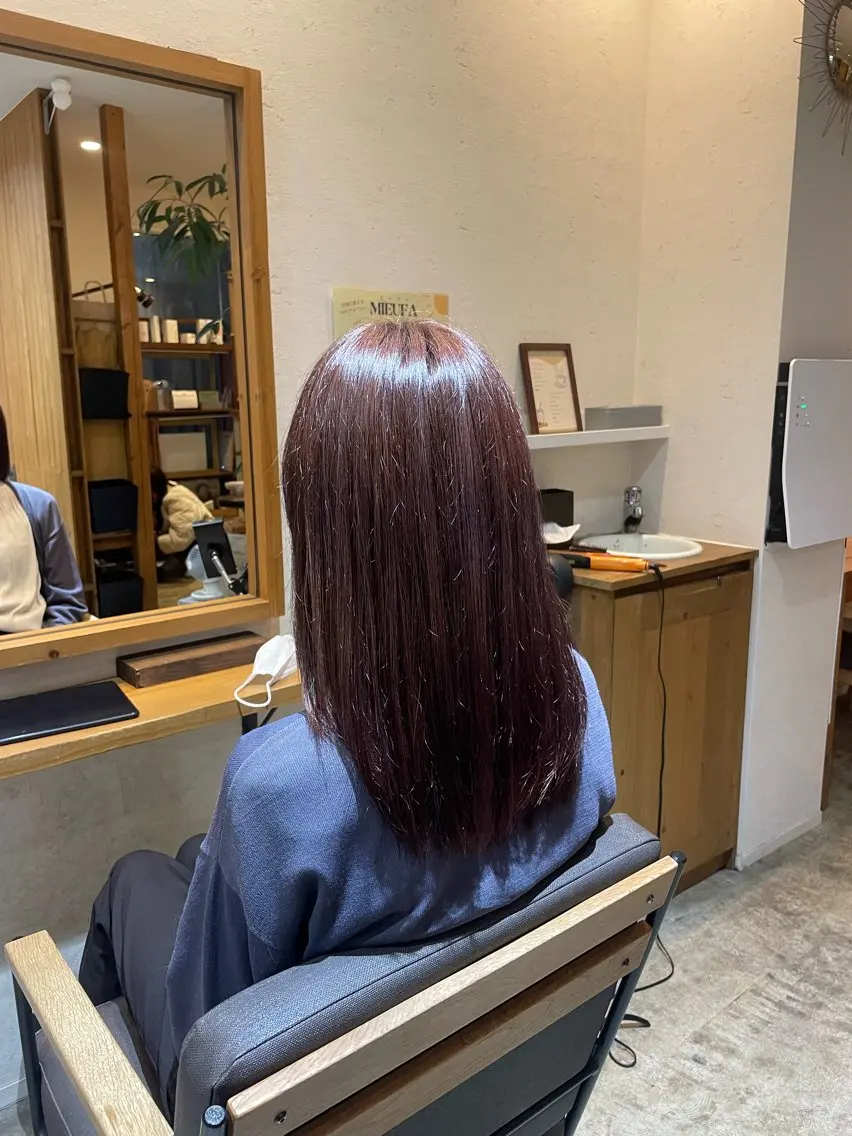 セミロング NARI 《撮影モデル募集中》のヘアスタイル