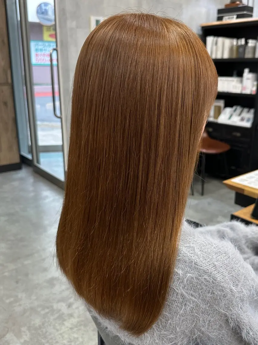 ブリーチなしダブルケアカラー💎の写真