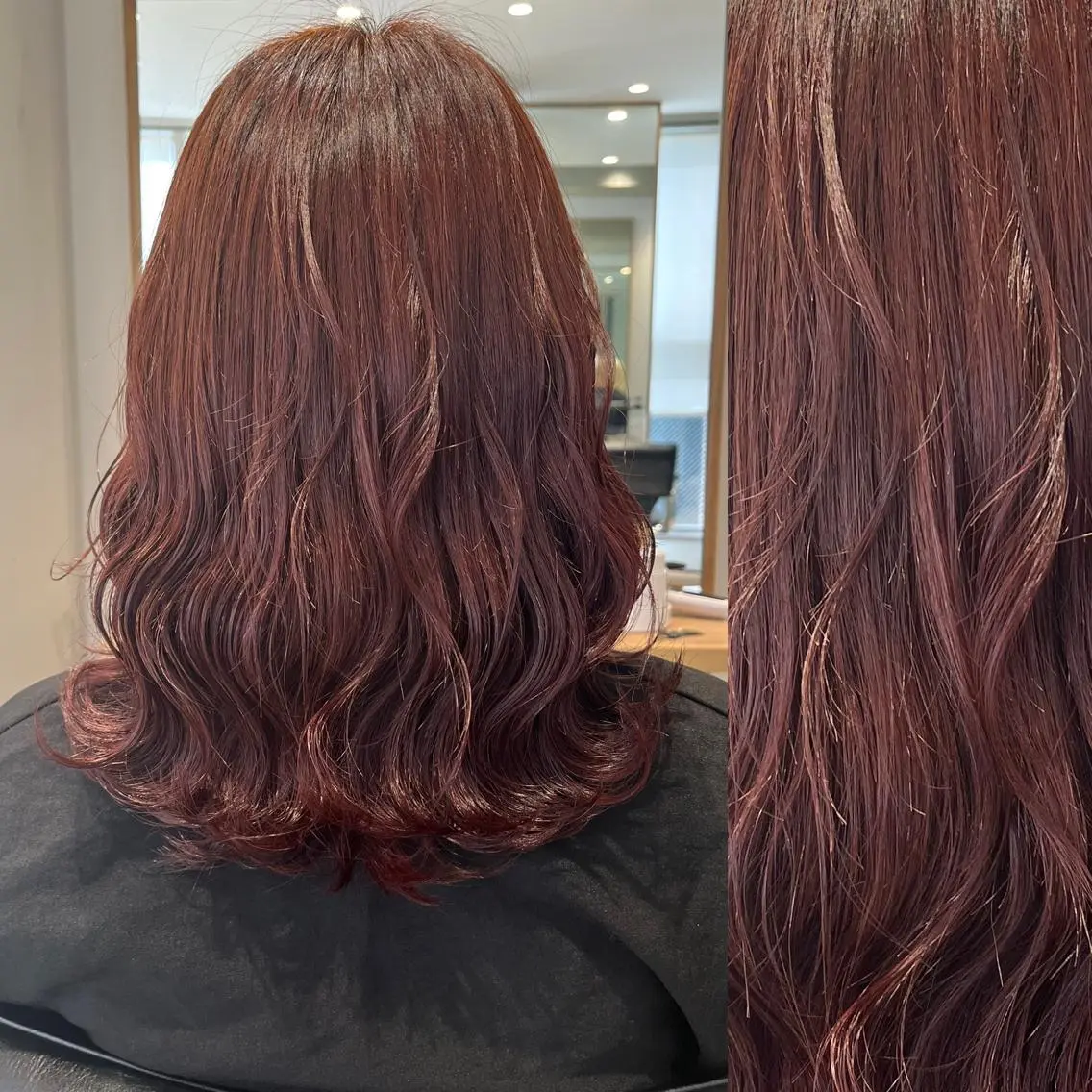ミディアム カラー ヘアアレンジ ベージュカラー ブリーチ ブラウンカラー ケアブリーチ カシス stylist ◎RUKI.のヘアスタイル