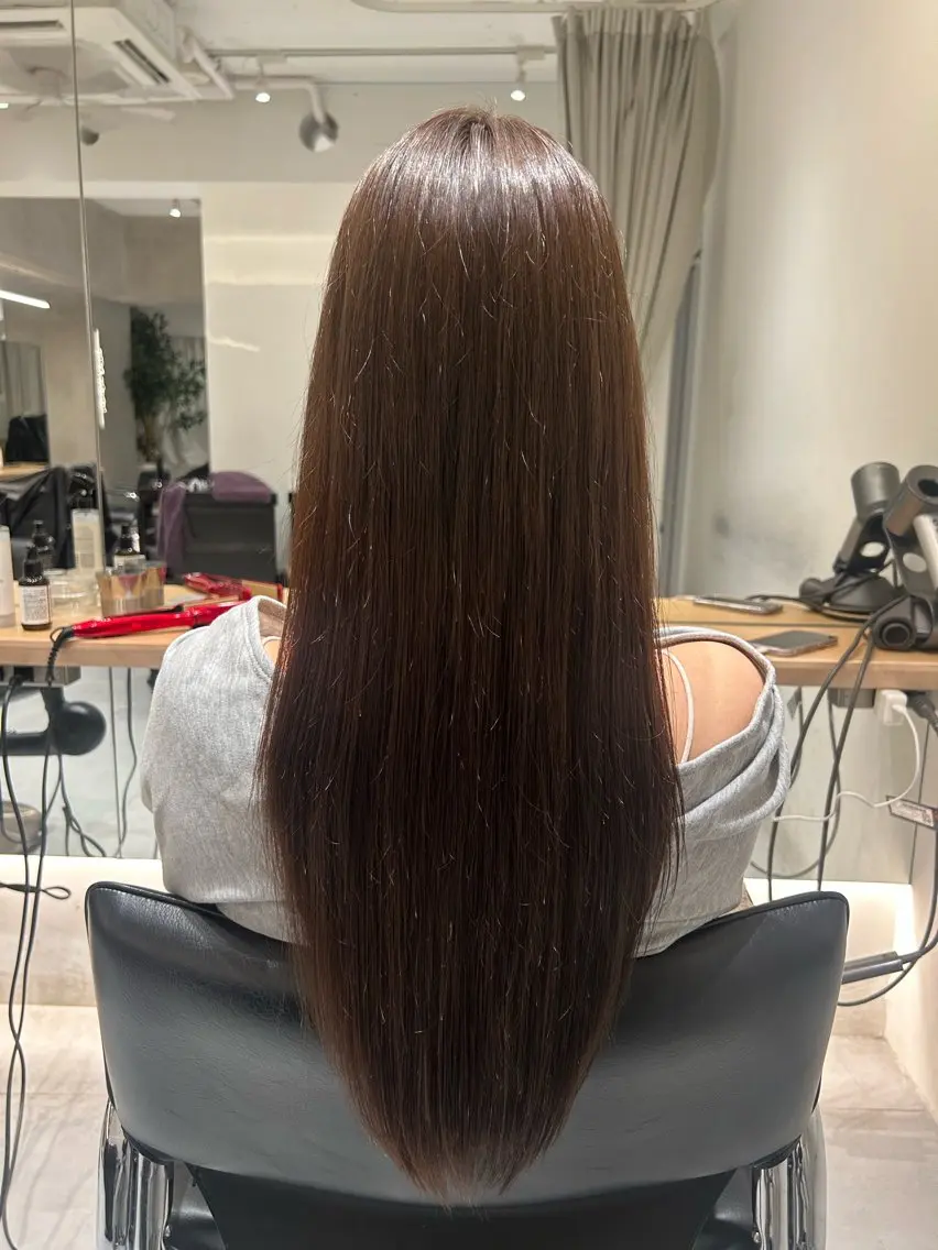 カラー ベージュカラー 透明感カラー オリーブベージュ 透明感カラー 🎀➳ かのんのヘアスタイル