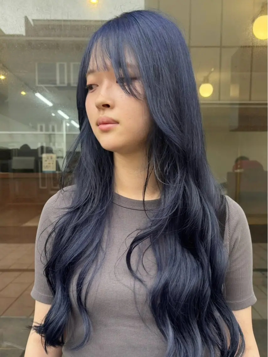 ロング ヘアカラー 🌈トップデザイナー 金沢駅近nanamiのヘアスタイル