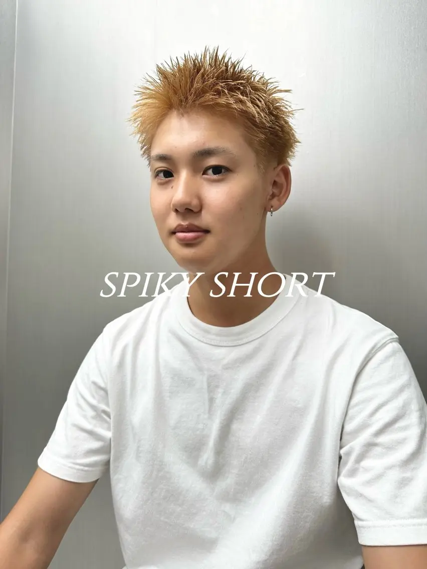 ショート カラー メンズ カット ヘアカラー トリートメント 💈メンズ/パーマ 💈中目黒/谷のヘアスタイル