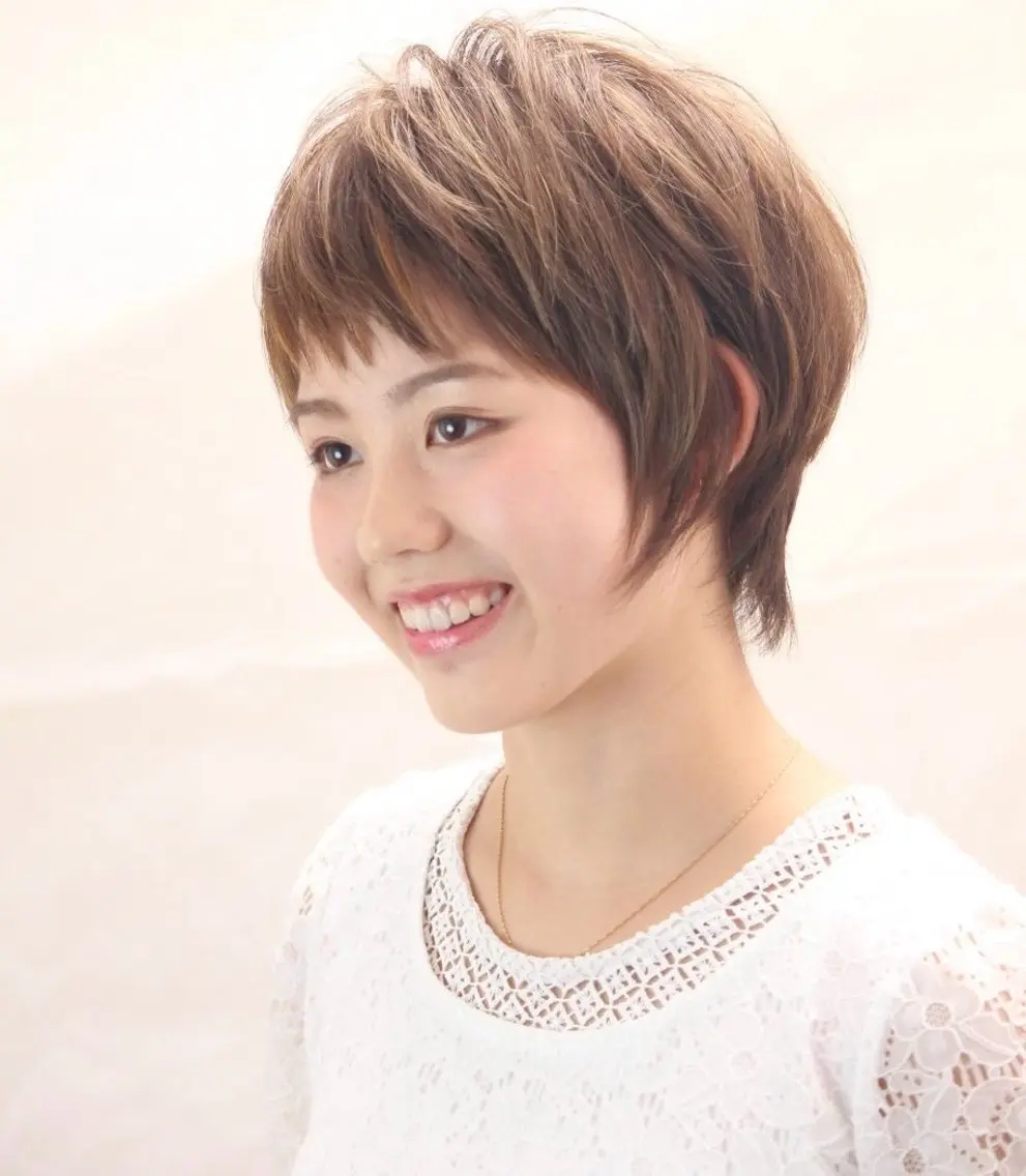 ショート カット 田中 奨真のヘアスタイル