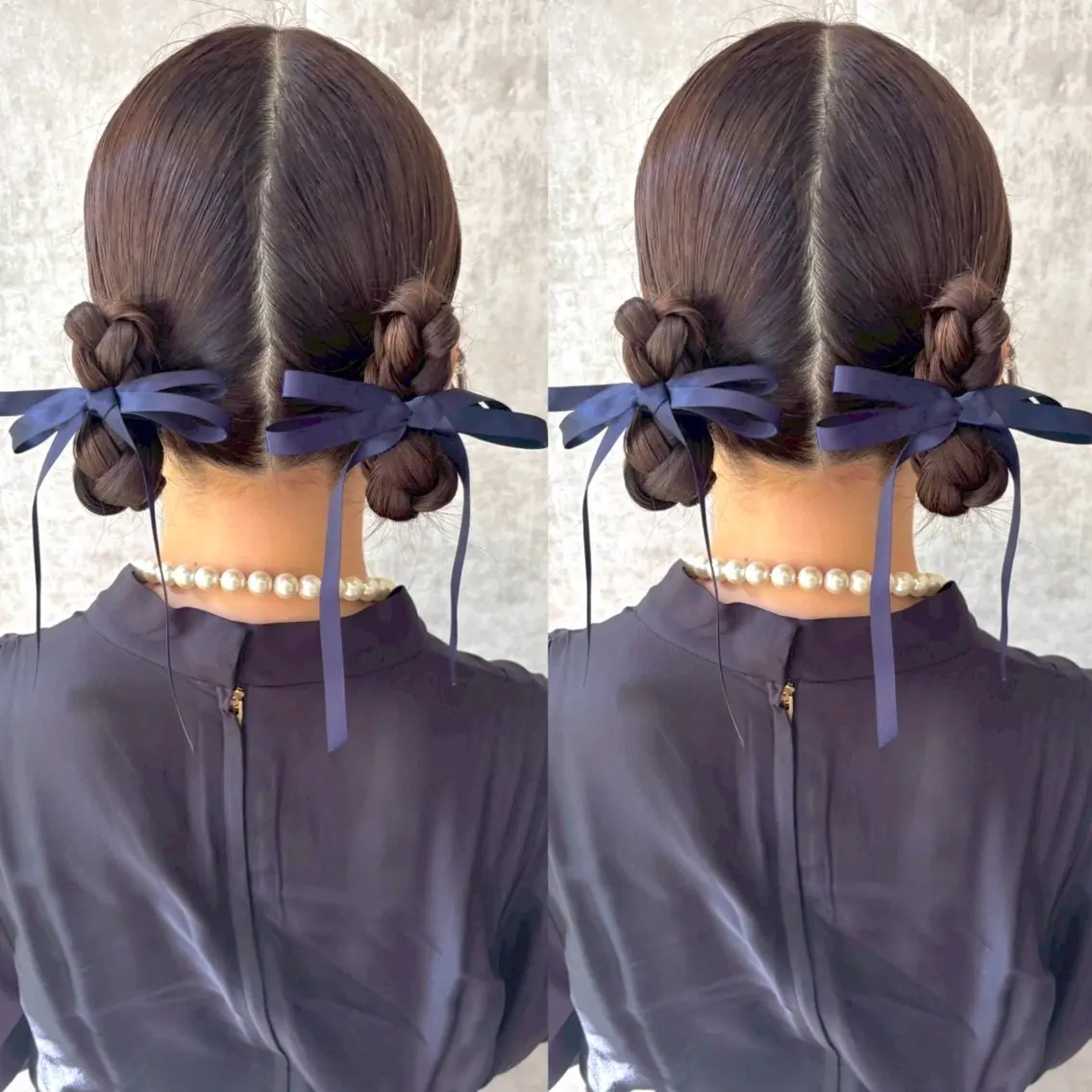 セミロング ヘアアレンジ ヘアセット ヘアメ🎀ハイトーン 🩵エクステ🪄しほのヘアスタイル