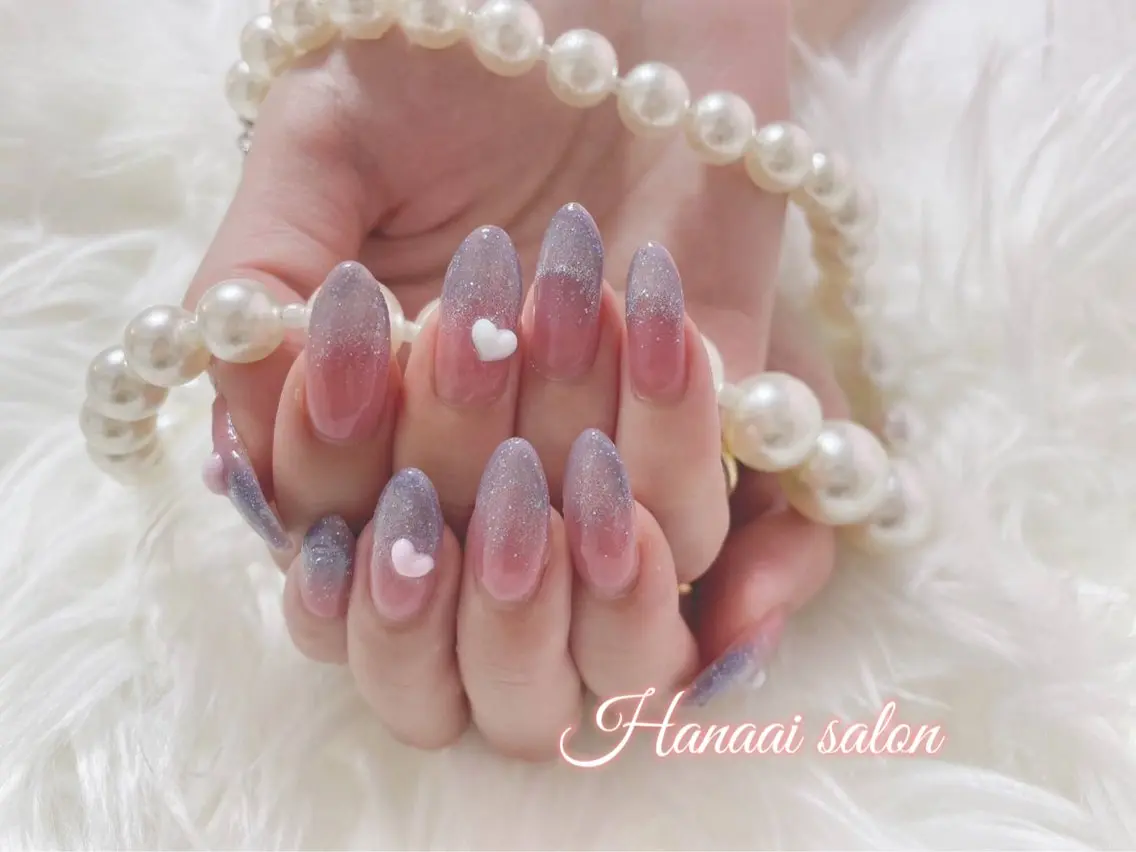 ミディアム Hanaai Salon新宿店のネイルデザイン