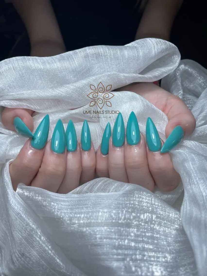 ネイル チークネイル クリアネイル ガーリー キラキラネイル 韓国ネイル ハンドネイル Ume Nail Studioのネイルデザイン