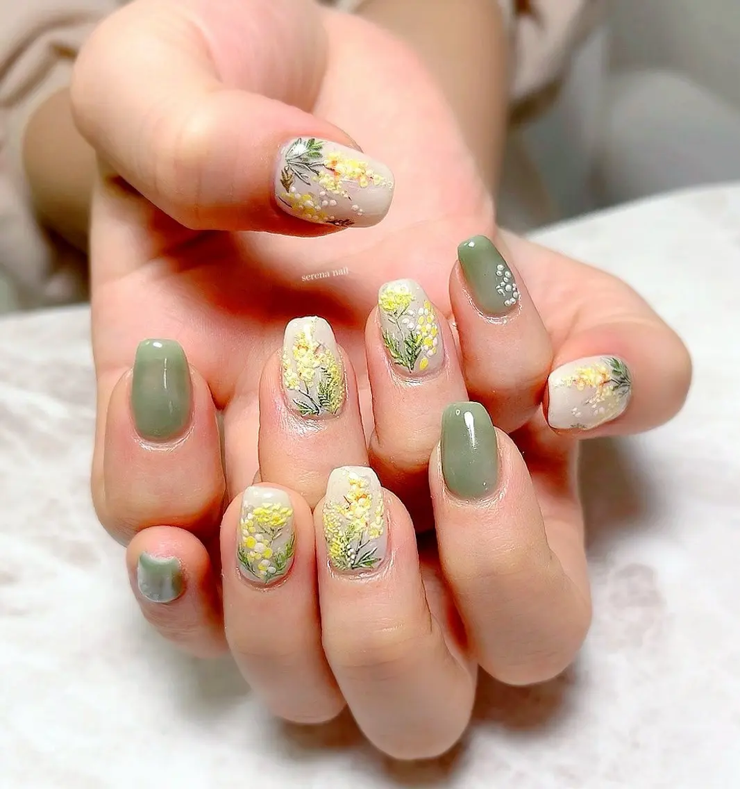 ネイル 持ち込み ハンドネイル serena nailのネイルデザイン
