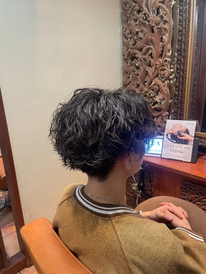 パーマ メンズ メンズパーマ 白鳥 悠斗のヘアスタイル