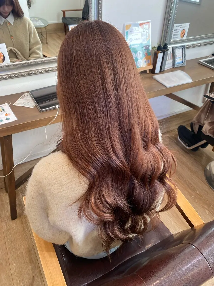 ロング カラー ヘアカラー トリートメント 🔥REGALO☄️ 佐藤涼風🔥のヘアスタイル