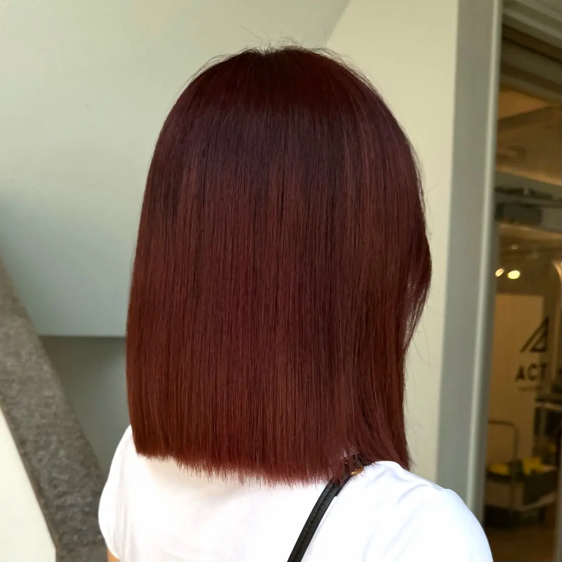 ミディアム カラー ヘアカラー 🫍🪸🫧 艶々カラー/蘭🌺のヘアスタイル