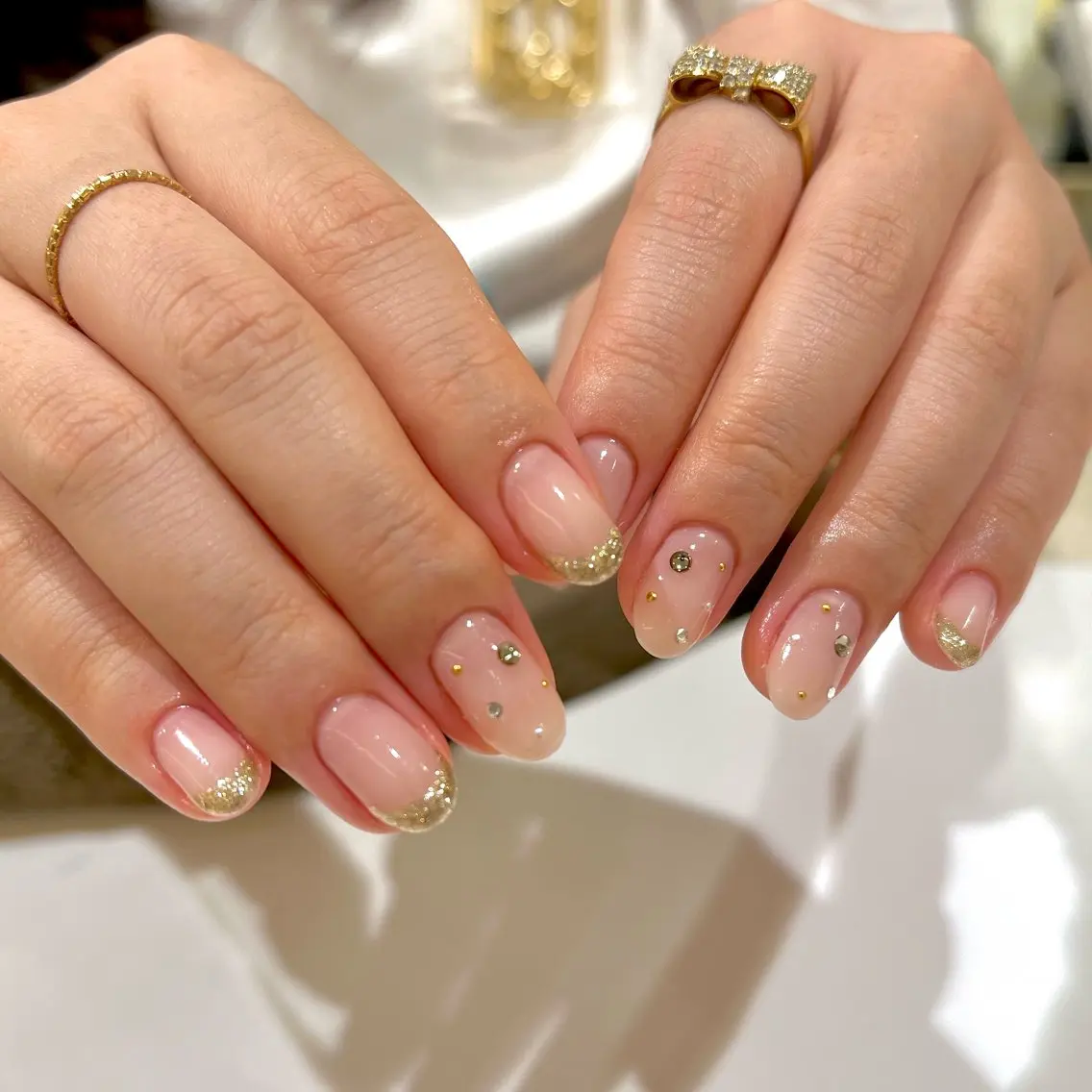 ネイル 持ち込み ハンドネイル 田中 夏海のネイルデザイン